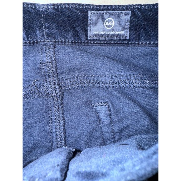 AG Adriano Goldschmied Size 26 Blue Velvet Velour Legging Pant Super Skinny - Picture 9 of 16